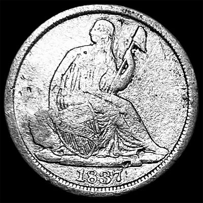 1837 Seated Liberty Half Dime NICELY CIRCULATED. 1837 Seated Liberty Half Dime NICELY CIRCULATED