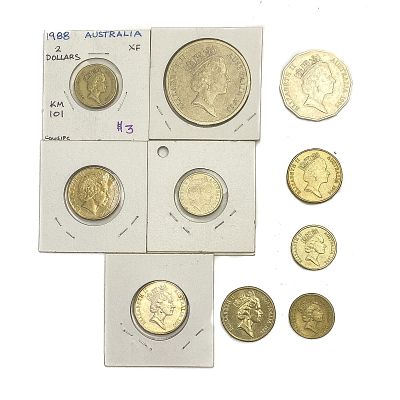 [10 Coins] 1986-2009 Austrailia Coin Lot