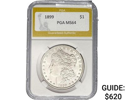 1899 Morgan Silver Dollar PGA MS64