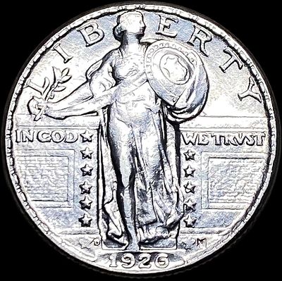 1926-D Standing Liberty Silver Quarter CLOSELY UNCIRCULATED