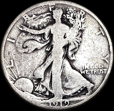 1919-D Walking Liberty Half Dollar NICELY CIRCULATED