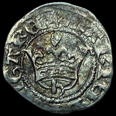 1386-1395 Hungary Mary Silver Denar CLOSELY UNCIRCULATED
