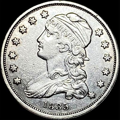1835 Capped Bust Quarter CLOSELY UNCIRCULATED