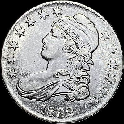 1832 Capped Bust Half Dollar CLOSELY UNCIRCULATED. 1832 Capped Bust Half Dollar CLOSELY UNCIRCULATED