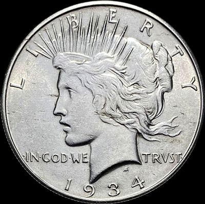 1934-D Silver Peace Dollar UNCIRCULATED