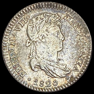 1829 Spain 1 Real Madrid Mint LIGHTLY CIRCULATED
