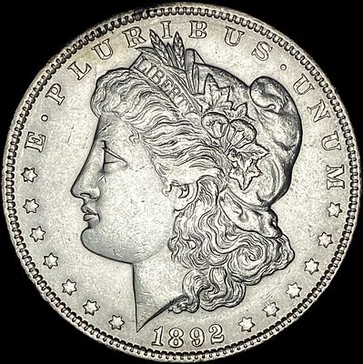 1892 Morgan Silver Dollar UNCIRCULATED