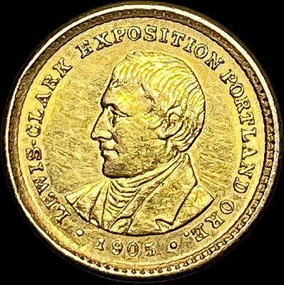 1905 Lewis and Clark Gold Dollar CLOSELY UNCIRCULATED. 1905 Lewis and Clark Gold Dollar CLOSELY 
