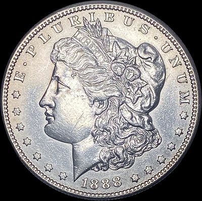 1888-S Silver Morgan Dollar CLOSELY UNCIRCULATED. 1888-S Silver Morgan Dollar CLOSELY UNCIRCULATED