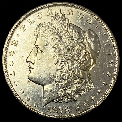 1878-CC Silver Morgan Dollar CLOSELY UNCIRCULATED. 1878-CC Silver Morgan Dollar CLOSELY UNCIRCULATED