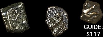 [3 Coins] Mark 12:41-44 Widow's Mite 103-76 BC NEARLY UNCIRCULATED