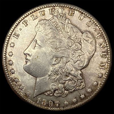 1897-S Silver Morgan Dollar CLOSELY UNCIRCULATED