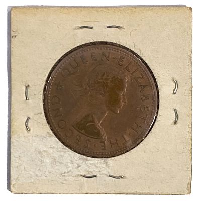 1961 New Zealand Elizabeth II Penny