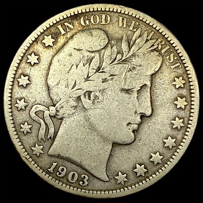 1903-O Silver Barber Half Dollar NICELY CIRCULATED