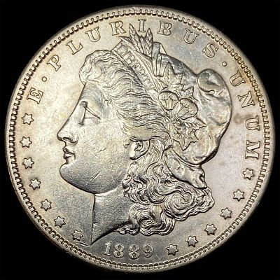1889-S Silver Morgan Dollar CLOSELY UNCIRCULATED