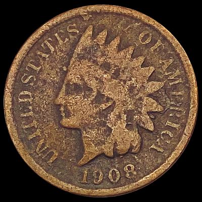 1908-S Indian Head Cent NICELY CIRCULATED