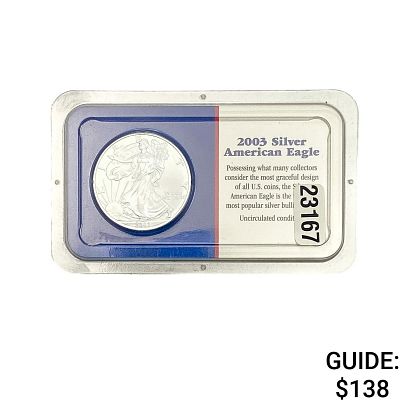 2003 Uncirculated American Silver Eagle LLC