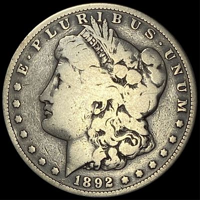 1892-S Morgan Silver Dollar NICELY CIRCULATED