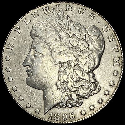 1896-O Silver Morgan Dollar LIGHTLY CIRCULATED