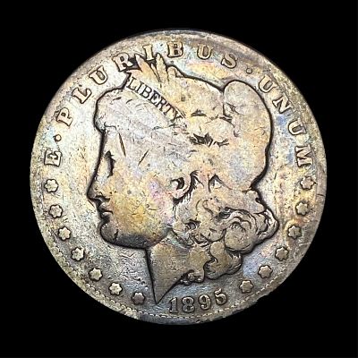 1895-S Silver Morgan Dollar NICELY CIRCULATED