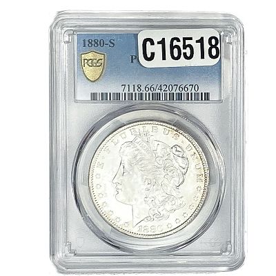 1880-S Morgan Silver Dollar PCGS MS66