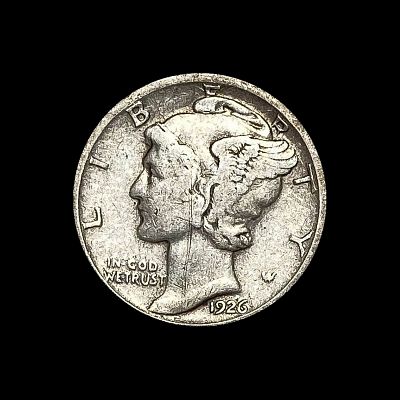 1926-S Mercury Dime LIGHTLY CIRCULATED