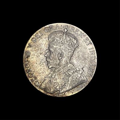 1917 Canada Silver 50 Cents NEARLY UNCIRCULATED