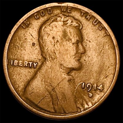 1914-D Lincoln Wheat Cent NICELY CIRCULATED