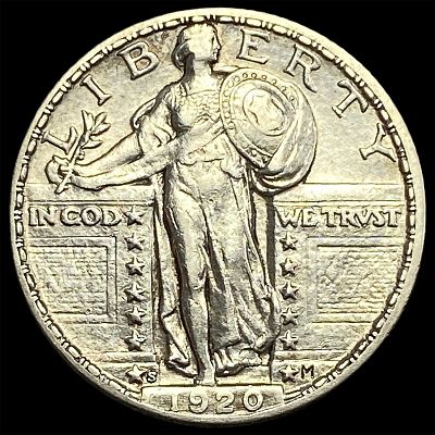 1920-S Standing Liberty Quarter CLOSELY UNCIRCULATED. 1920-S Standing Liberty Quarter CLOSELY 