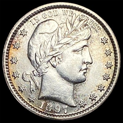 1897 Barber Silver Quarter UNCIRCULATED