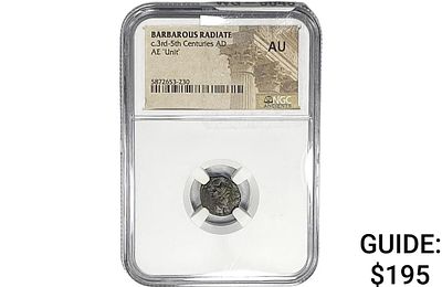 Barbarous Radiate c.3rd-5th Centuries AD AE 'Unit' NGC AU
