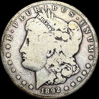 1892-S Morgan Silver Dollar NICELY CIRCULATED