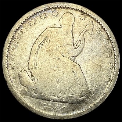 1840-O Seated Liberty Half Dollar NICELY CIRCULATED. 1840-O Seated Liberty Half Dollar NICELY 