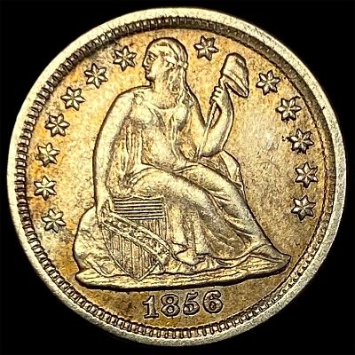 1856 Seated Liberty Dime CHOICE AU
