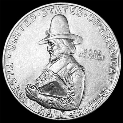 1920 Silver Pilgrim Half Dollar UNCIRCULATED