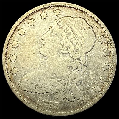 1835 Capped Bust Silver Quarter NICELY CIRCULATED. 1835 Capped Bust Silver Quarter NICELY CIRCULATED
