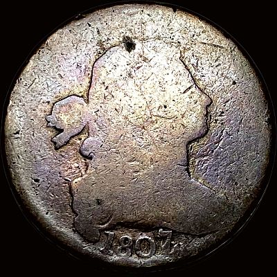 1807 Draped Bust Large Cent NICELY CIRCULATED