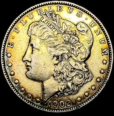 1902 Morgan Silver Dollar NEARLY UNCIRCULATED