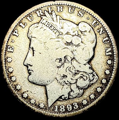1893-CC Silver Morgan Dollar NICELY CIRCULATED