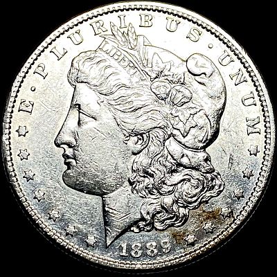1889-S Silver Morgan Dollar CLOSELY UNCIRCULATED