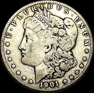 1901-S Silver Morgan Dollar NICELY CIRCULATED