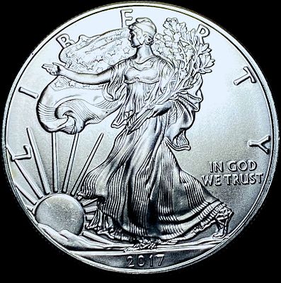 2017 1 oz Silver American Eagle $1 SUPERB GEM BU