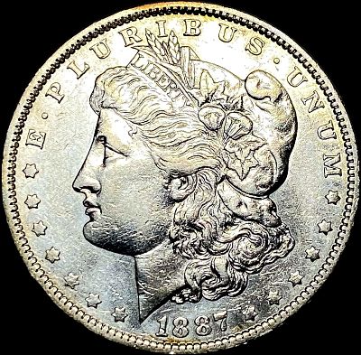 1887-O Silver Morgan Dollar CLOSELY UNCIRCULATED