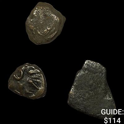 [3 Coins]Luke 21:1-4 103-76 BC Widow's Mite NEARLY UNCIRCULATED