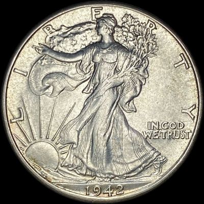 1942 Walking Liberty Half Dollar UNCIRCULATED