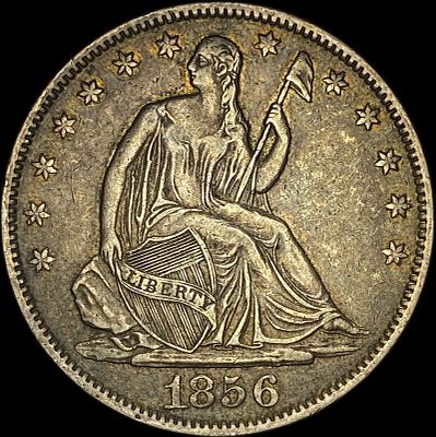 1856-O Seated Liberty Half Dollar NEARLY UNCIRCULATED