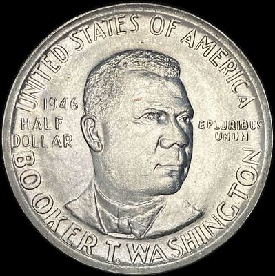 1946 Booker T. Washington Half Dollar CHOICE BU