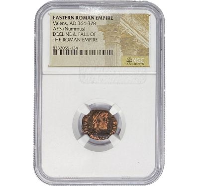 Eastern Roman Valens, AD 364-378 AE3(Nummus) NGC
