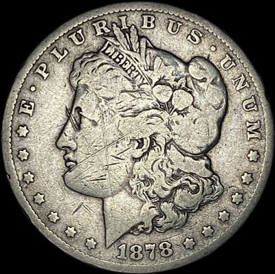 1878-CC Silver Morgan Dollar NICELY CIRCULATED