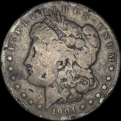 1904-S Silver Morgan Dollar HIGH GRADE